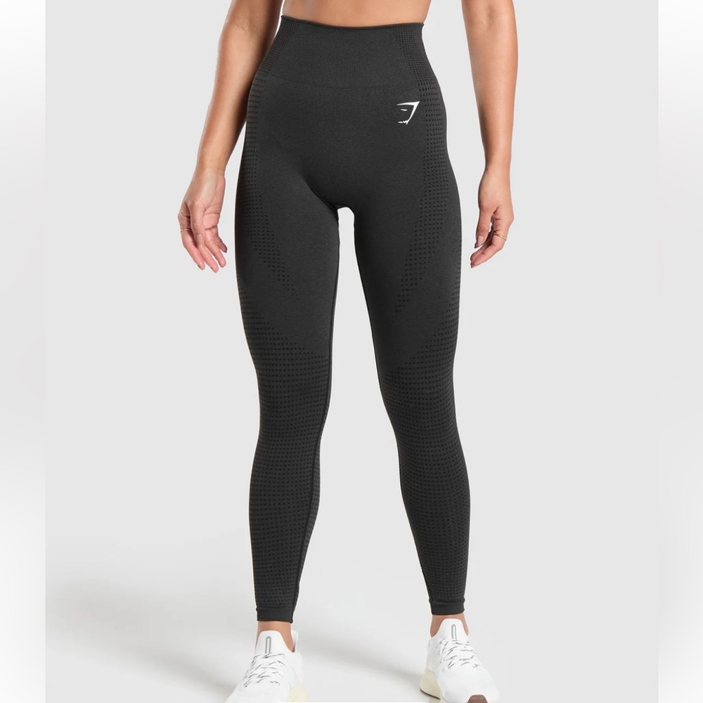 Vital Seamless black marl leggings